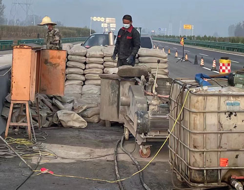 锡林郭勒高速公路高压注浆